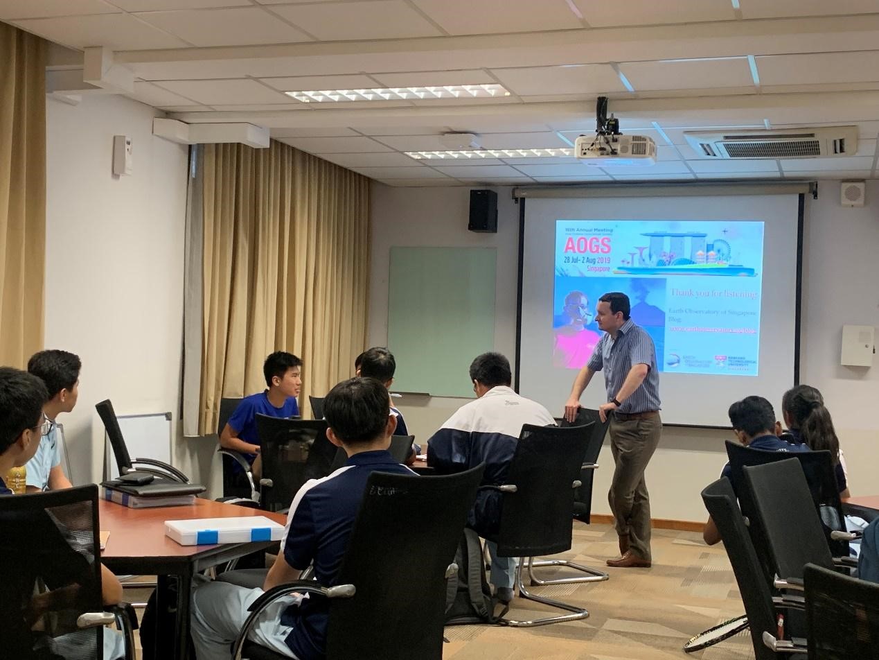 Talk on “Earthquakes, Tsunamis and what we can learn from them” by Dr James Moore, Nanyang Technological University, Singapore